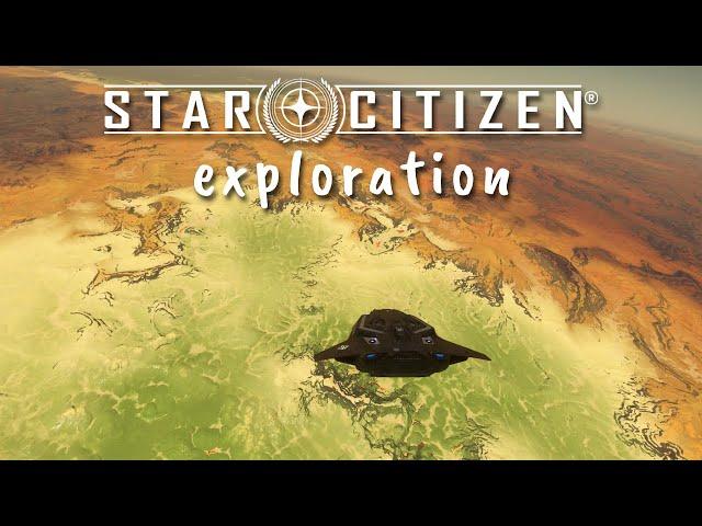 Star Citizen Relaxing Longplay - Exploring Hurston's Most Vivid Biome (No Commentary)