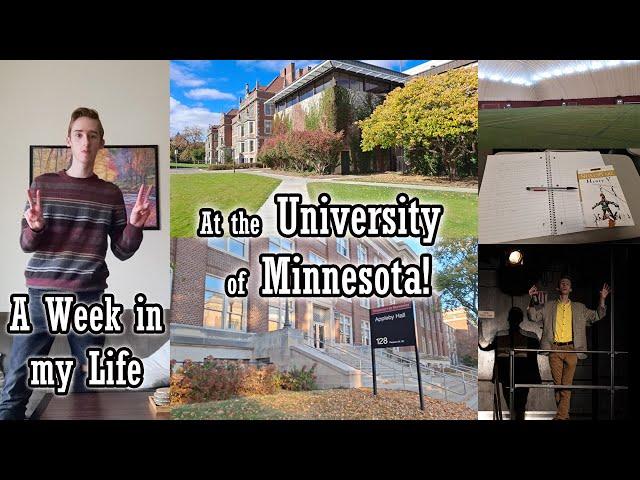 A week in my life at the University of Minnesota!