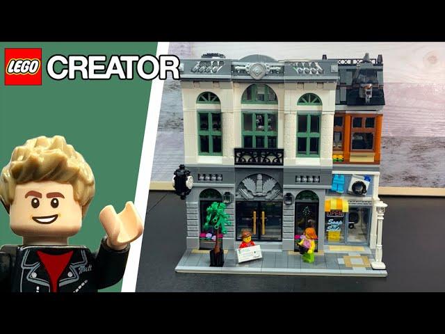 LEGO Brick Bank MOC Custom Modular Building!