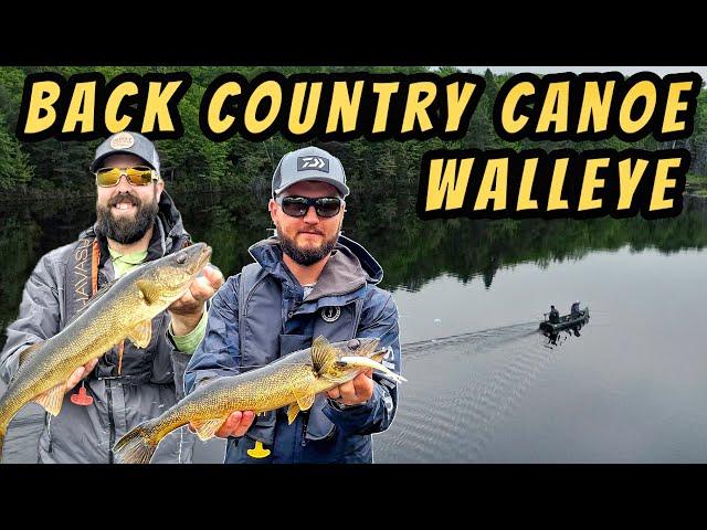 Backcountry Canoe Walleye Fishing Ontario - with @Paddleheads