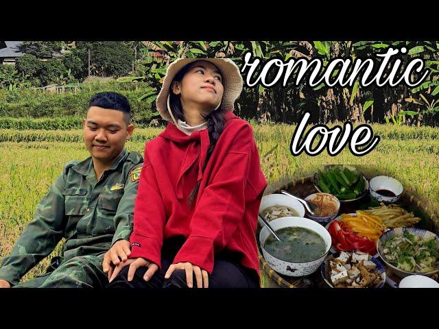 Tender Moment: Soldier Hong holds Nhu's hand and has an intimate lunch together | SUNG A PAO