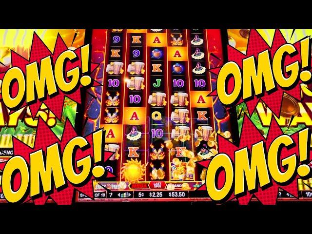 HUGE WIN! MEGA FEATURE! THIS SLOT PAYS SOOOO WELL!!  STACK UP PAYS (ISLAND RICHES) INCREDIBLE TECH