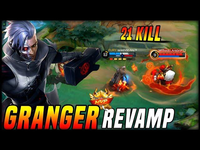 Finally New Granger Revamp Gold Lane | Build Top Global Granger Gameplay" Mlbb