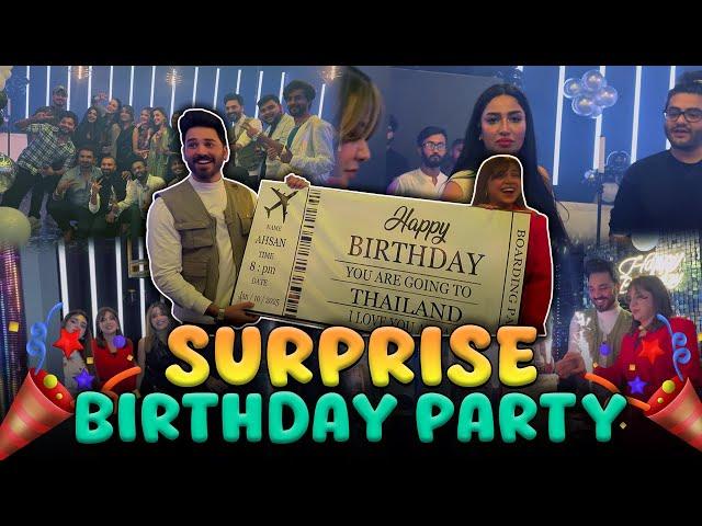 Surprise Birthday Party | Madiha ne mujy Trip Gift Kia | Mj Ahsan Vlog