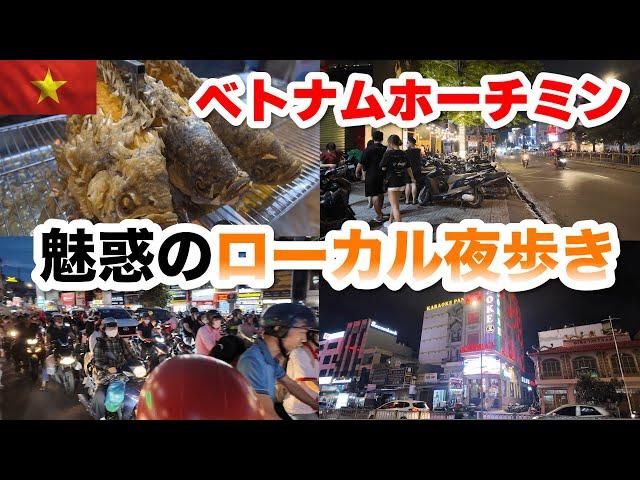 ローカルエリアタンフー区でベトナムメコン名物エレファントフィッシュを食らう！魅惑のホーチミンの夜歩き！