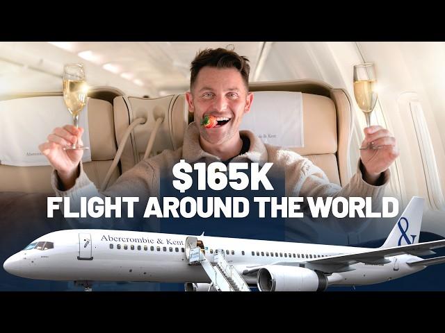 First Class Private Jet Flight Around The World | Abercrombie and Kent