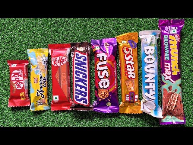 Munch max vs Bounty vs 5star vs Fuse vs Snickers vs KitKat vs American cow vs KitKat