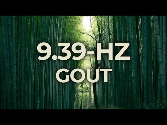 9.39-Hz Binaural Beat Music Therapy for Gout & Uric Acid Buildup | Healing, Relaxing, Calming