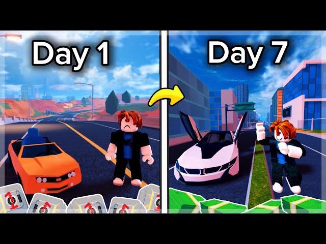 I Spent a Week in Roblox Jailbreak