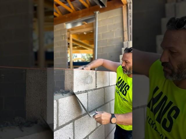 It’s a block rave 🫠#melbournebricklayer #residentialconstruction #commercialconstruction