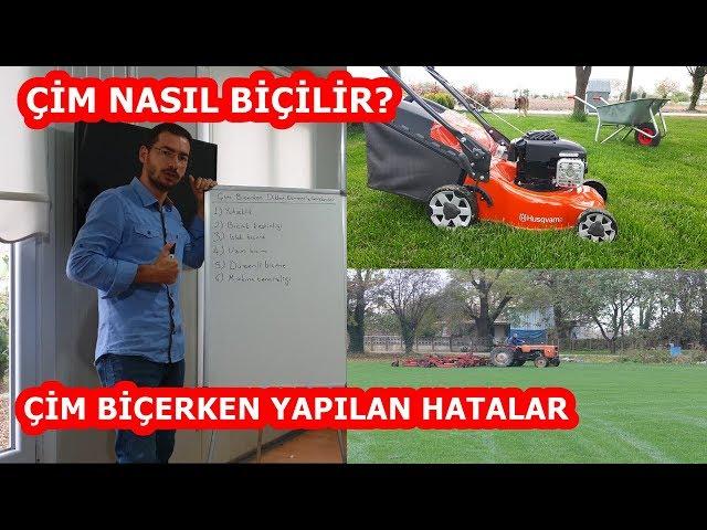 ÇİM NASIL BİÇİLİR - ÇİM BİÇERKEN YAPILAN HATALAR