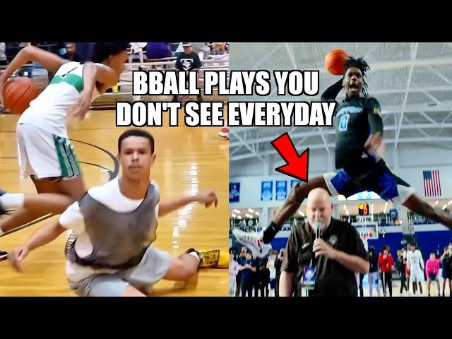 BASKETBALL PLAYS YOU DON'T SEE EVERYDAY!