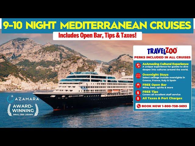 Cruise deal of the week: Mediterranean on Small Ship Luxury (Azamara)