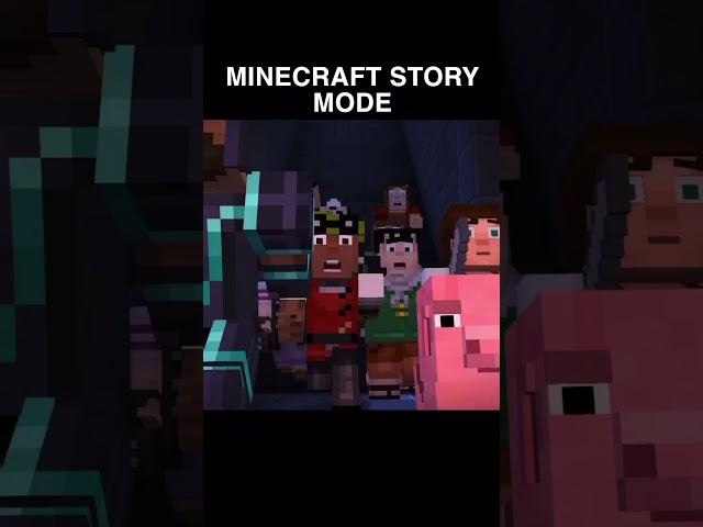 The Minecraft Movie VS Minecraft Story Mode #minecraft #nostalgiaedit #nostalgia #mcsm