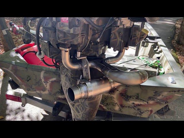 Mud Buddy Sport V 44 Stock muffler vs VooDoo exhaust