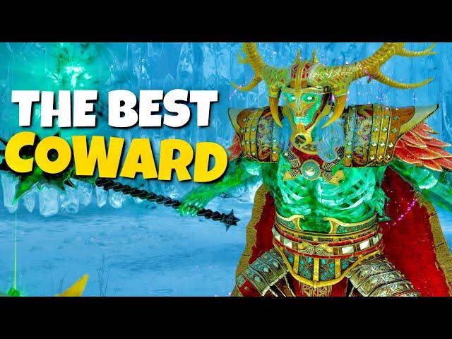 Destroying King Kraki with His Own Strategy - God Of War Ragnarok Coward Build