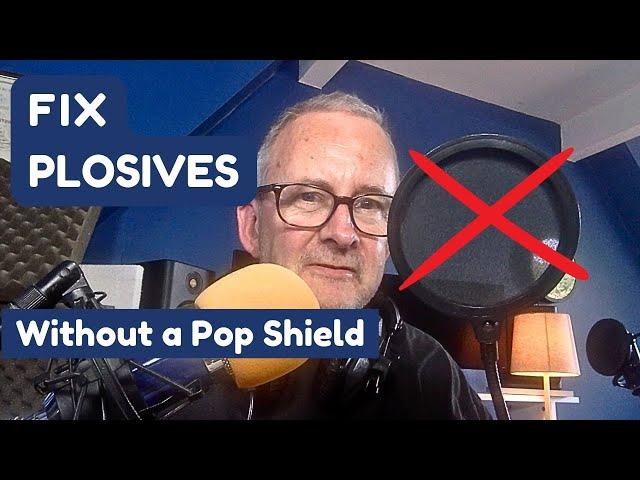 How to FIX PLOSIVES using AUDACITY