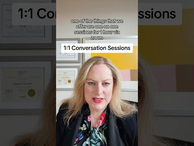 1:1 Conversation Sessions for Intermediate English Language Learners via Zoom!