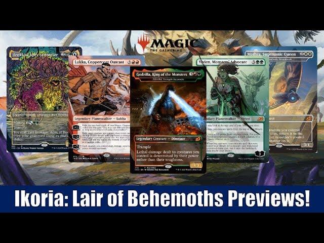 MTG Ikoria and Commander 2020 Previews: 35 New Cards Including Godzilla, King of the Monsters