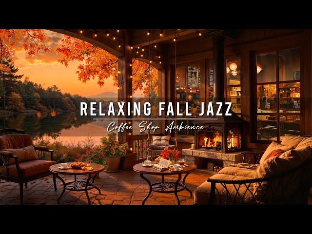 Cozy Fall Coffee Shop Ambience & Smooth Jazz Music to Study, Work  Relaxing Jazz Instrumental Music