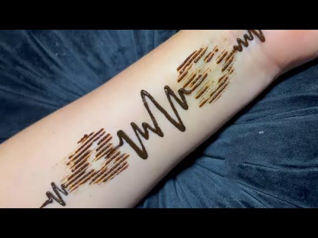 New easy trick heart tattoo mehndi #shorts #viralvideo  #roshniartcreation