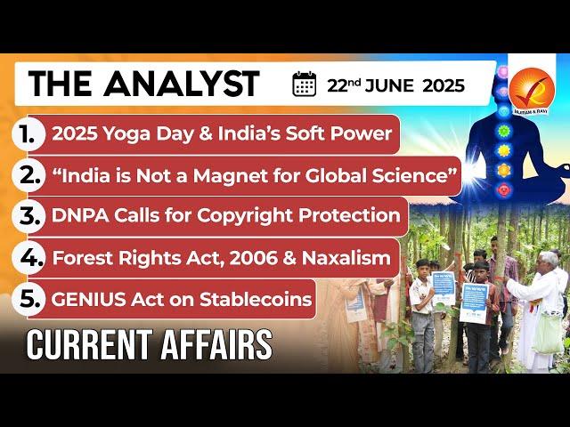 Daily Newspaper Analysis 22nd June 2025  |The Hindu Analysis |Indian Express Analysis |The Analyst