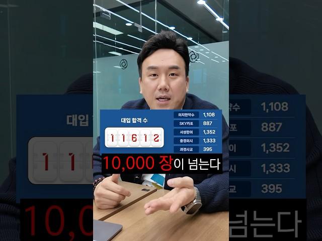 최초로 대학합격증 10,000장..?!!