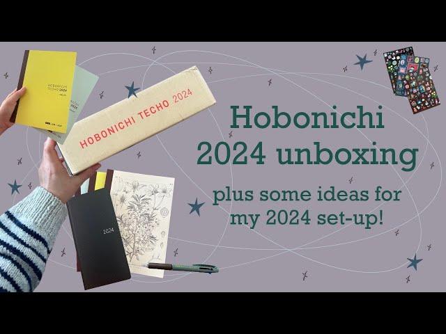 Hobonichi 2024 unboxing | Cousin Avec, Weeks, and some plans for set-up