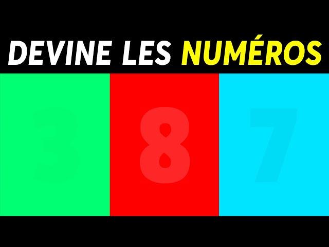 Trouve les NUMÉROS CACHÉS | 30 illusions d'optique pour tester ta vision