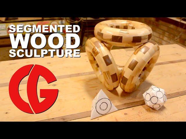 Segmented Wood Sculpture - Art, Woodworking, Woodturning