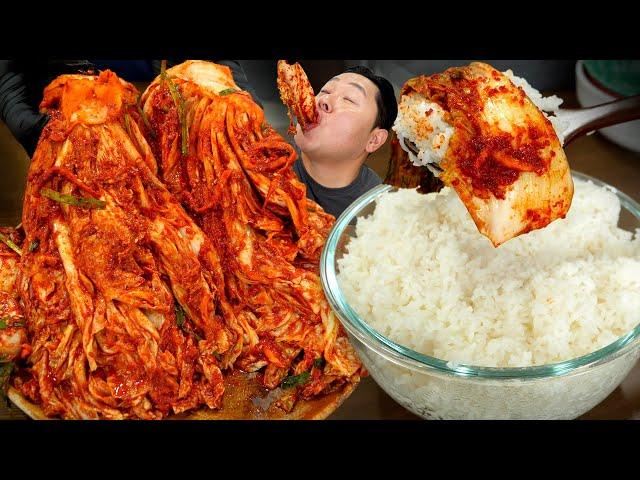 흰 쌀밥에 매운 겉절이 2kg 쭉쭉 찢어서 아삭아삭