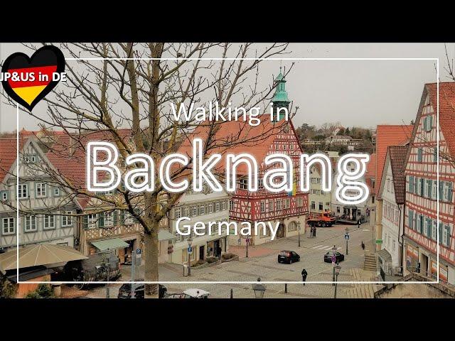 【Backnang】Walking in Backnang Germany / Walking Tour / Day trip from Stuttgart