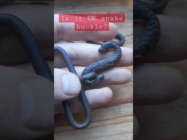 Snake buckle from ? #metaldetecting #history #uk #snake #treasurehunt