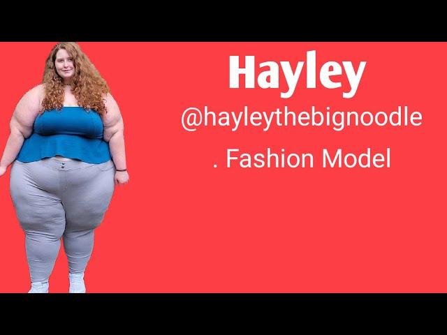 Hayley Biography, Wiki, Plussize Curvy Model, Fashion Model, Lifestyle, Facts