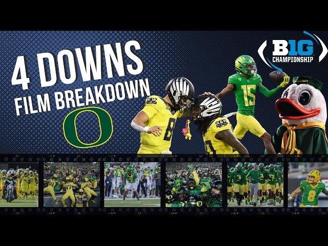 HOW GOOD IS OREGON'S OFFENSE?? "4 DOWNS" PENN STATE FILM BREAKDOWN! BIG 10 CHAMPIONSHIP