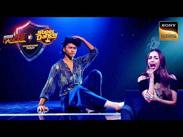 इस Feather Act को देखकर Malaika का मुँह खुला रह गया | Champions Ka Tashan | Team India's Best Dancer