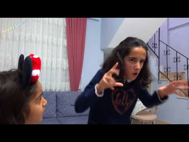 Esma and Asya Johny Jonhy Yes Papa song 86 fun kid video