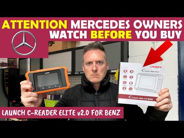 Launch C-Reader Elite V2.0 for Mercedes Benz & Sprinter Review