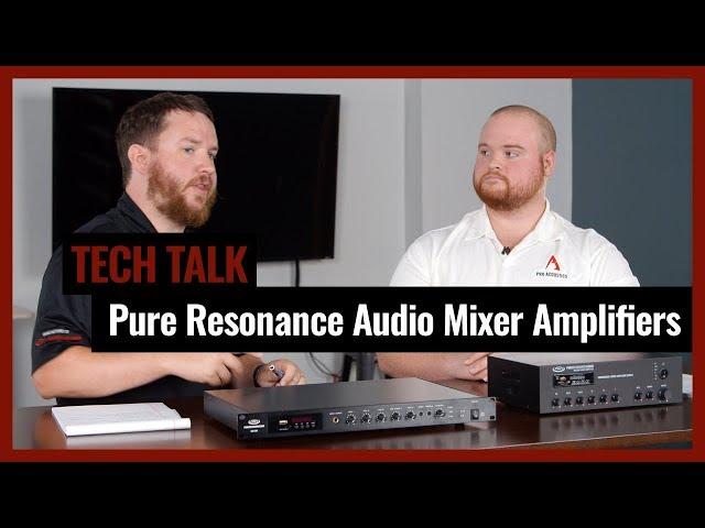 Pure Resonance Audio Mixer Amplifiers on Pro Acoustics Tech Talk Episode 17