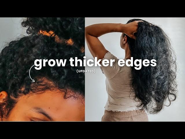 How to Grow Back Super Thin Edges..Everything to Do| Natural Hair Growth Tips (VERY DETAILED STEPS)