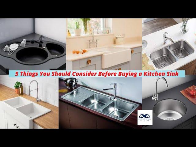 5 Things You Should Consider Before Buying a Kitchen Sink | Tips for Buying a Kitchen Sink