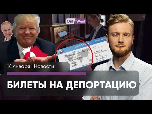 Трамп встретится с Путиным «очень скоро» / АдГ раздает билеты на депортацию / Писториус в Киеве