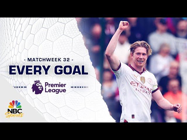 Every Premier League goal from Matchweek 32 (2023-24) | NBC Sports