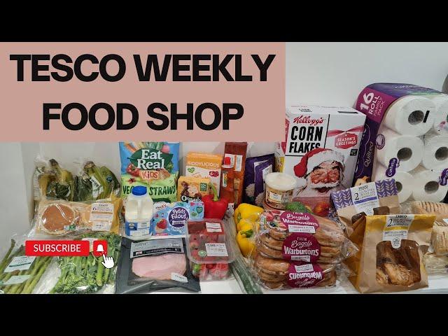 TESCO WEEKLY FOOD SHOP | FAMILY OF 3| HOME BY RC