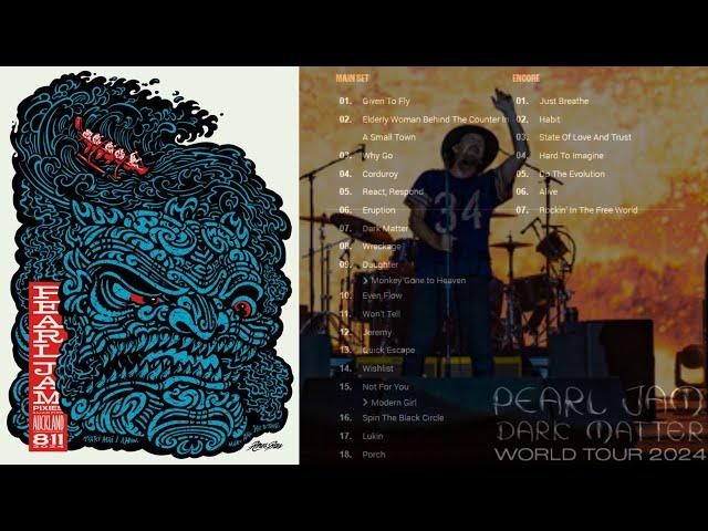 Pearl Jam - 2024 - Auckland, NZ - November 8th - Full Live Show - Go Media Stadium -Dark Matter Tour