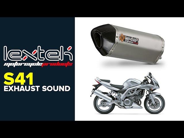 Lextek S41 Exhaust Sound: Suzuki SV1000 2003