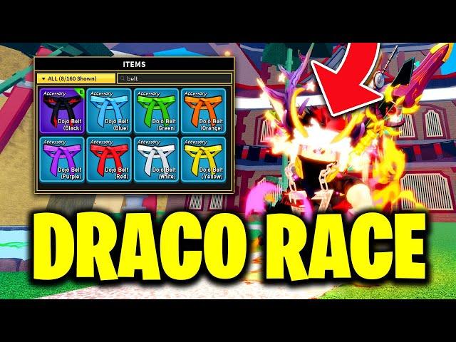 How To Get ALL BELTS For Draco Race in Blox Fruis