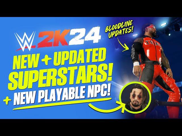 WWE 2K24: New & Updated Superstars, Updated Models, New Championships, Arenas, Creations & More!