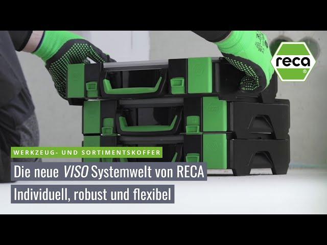 Die neue VISO Systemwelt von RECA - Werkzeug- und Sortimentskoffer