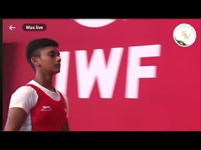 IWF world weightlifting championship 2024. Junior 45 kg women A group snatch event